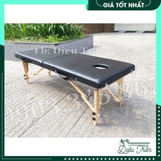 Giường vali chân gỗ