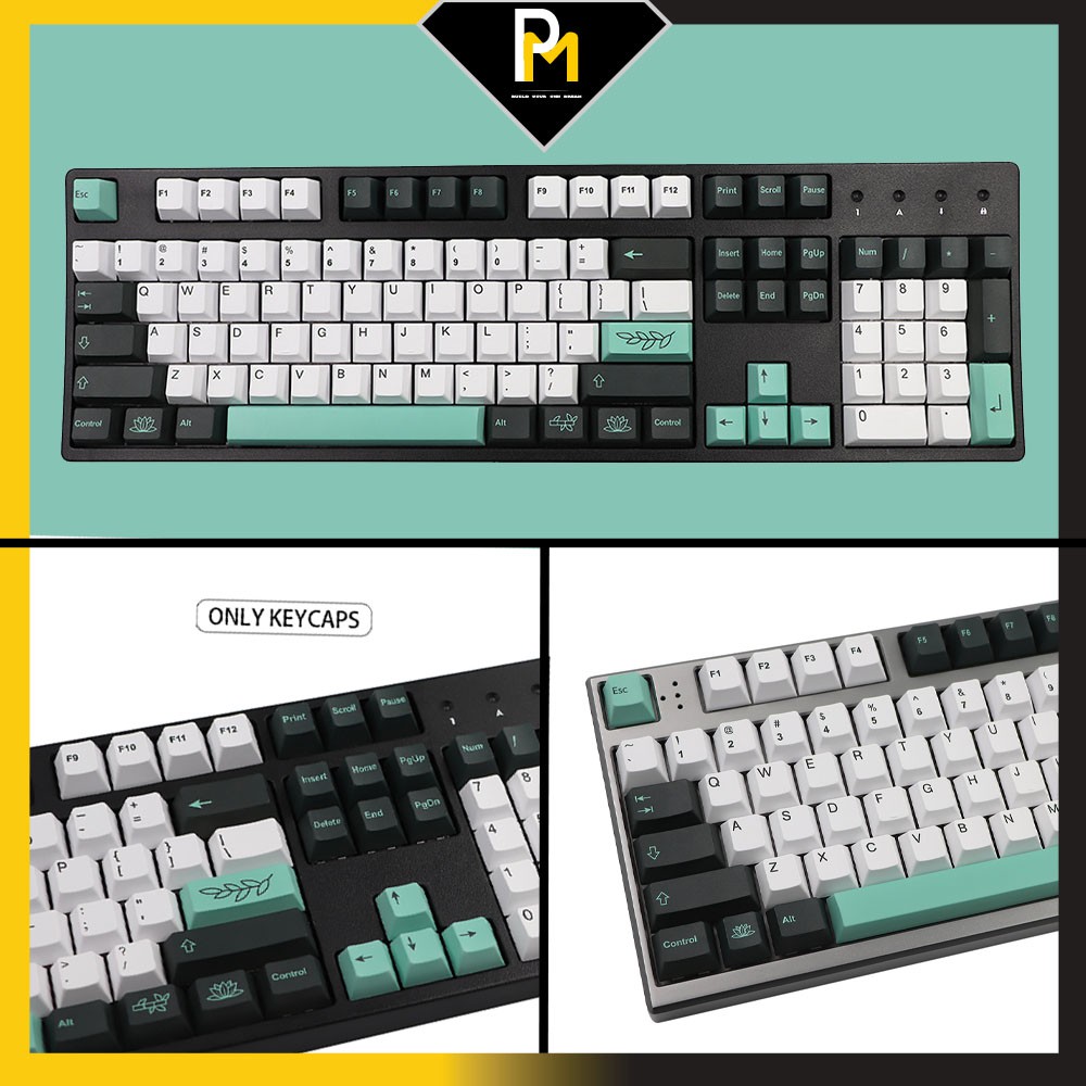 Keycap PBT Garden in 5 mặt sublimation cao cấp 137 phím của PCmaster