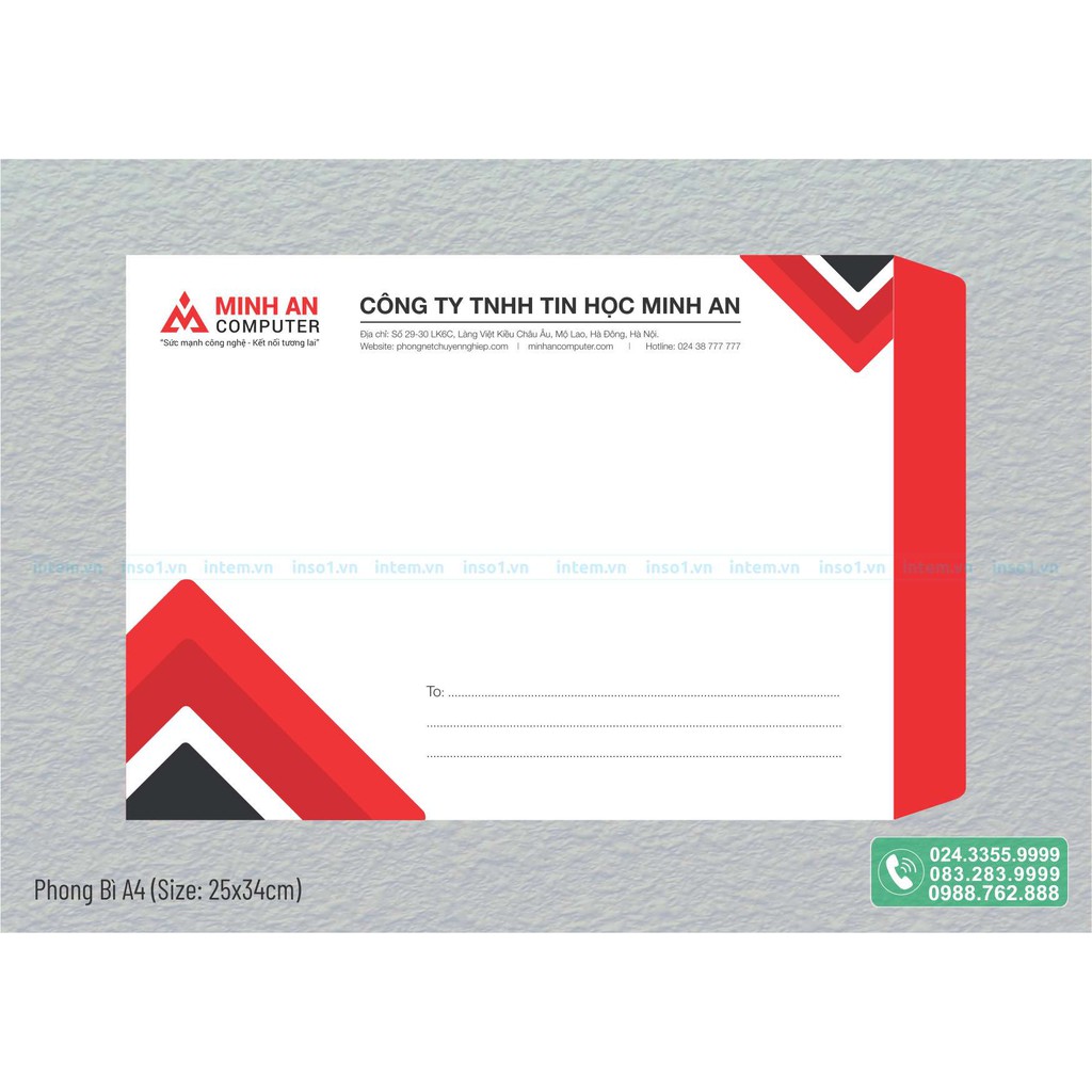 IN PHONG BÌ THƯ A4 GIÁ RẺ