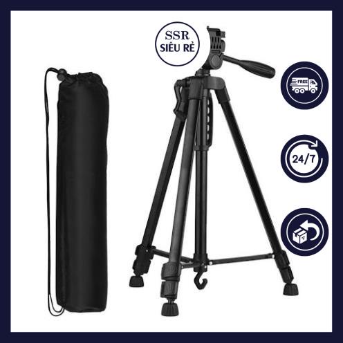 Chân Máy Ảnh SSR Tripod 3366 Cao 1m4 Có Tay Cầm Quay Phim (LA165222)