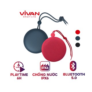 Loa Bluetooth Mini VIVAN VS2 5W Chính Hãng Hãng Thời Lương Pin Dài 6H Tiện Dụng Chuẩn Chống Nước Hỗ Trợ Th thumbnail