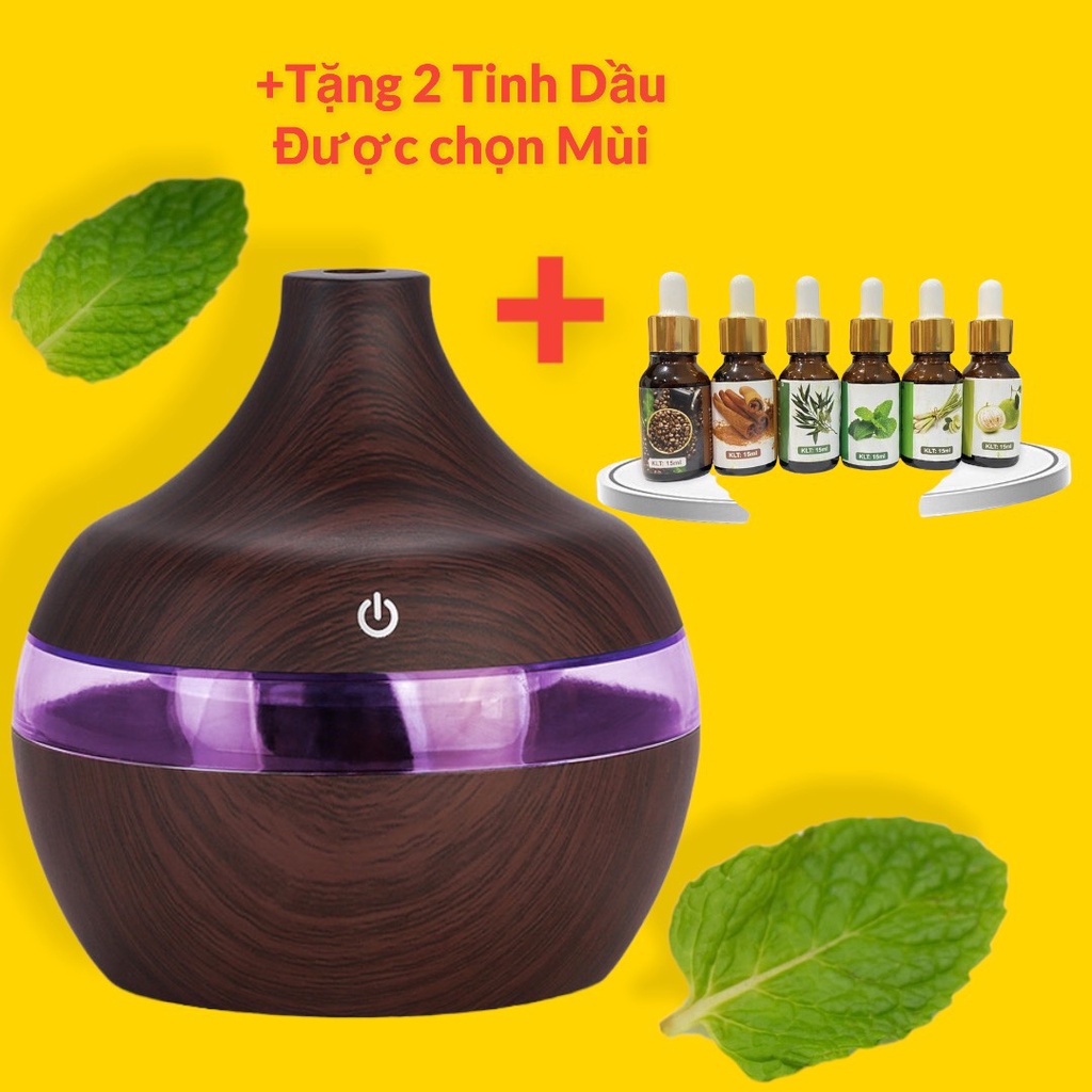 Máy Xông Tinh Dầu 330Ml Aroma Máy Khuếch Tán Tinh Dầu Phun Sương Toả Hương Tạo Ẩm Thơm Mát Phòng Và Đuổi Muỗi Má