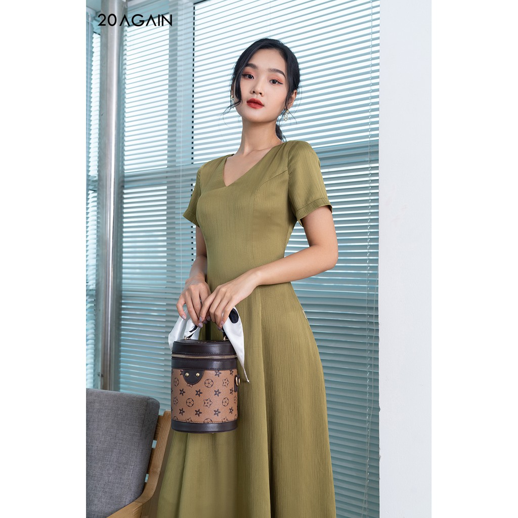 Đầm váy ngắn tay cổ V DEA0863 20AGAIN | BigBuy360 - bigbuy360.vn