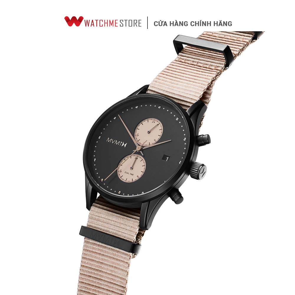 [ ĐẶC BIỆT 18-29.07 - VOUCHER 10%] - Đồng hồ Nam MVMT dây vải 42mm - D-MV01-BLBR