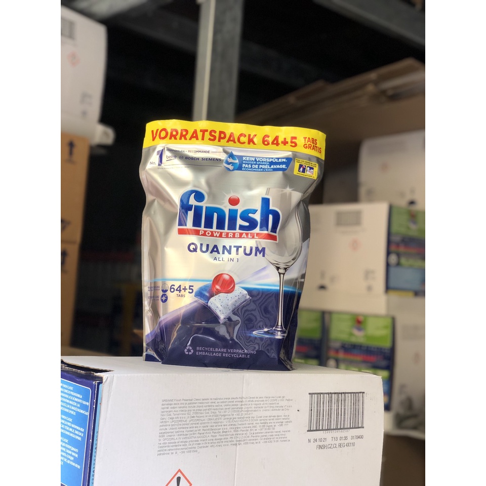 Viên rửa bát Finish All In One hoàn toàn mới - Hàng Đức - Mẫu mới   - ImP - ImPvn