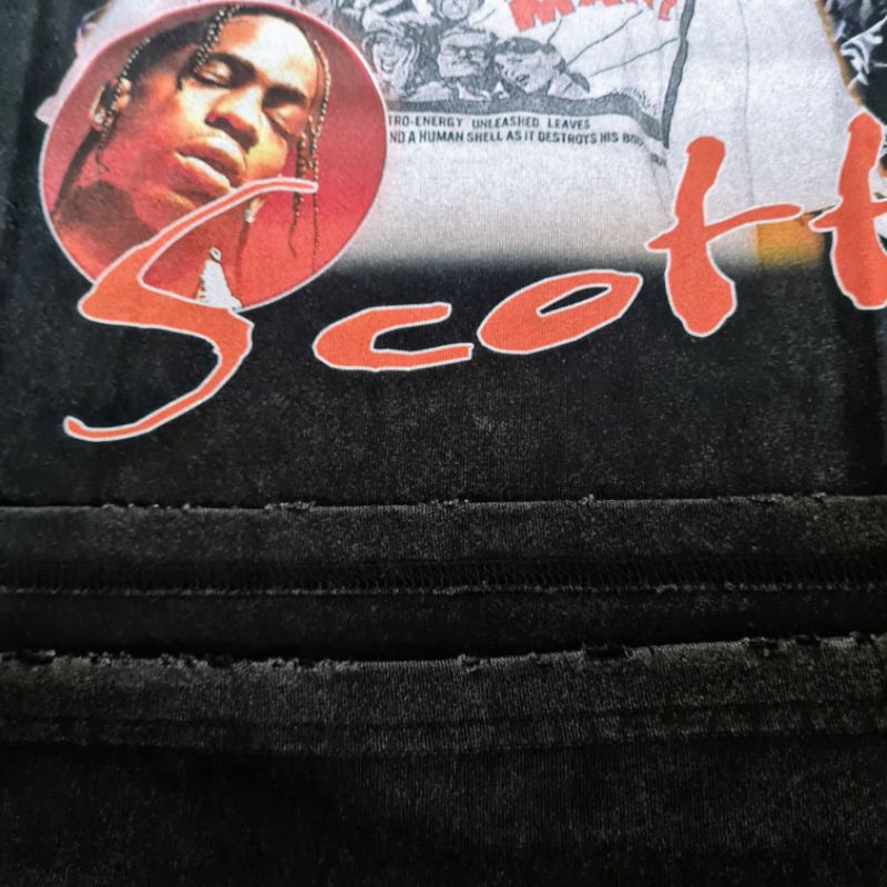 Áo thun oversize RAPER TRAVIS SCOTT WASH - Áo phông form rộng unisex nam nữ