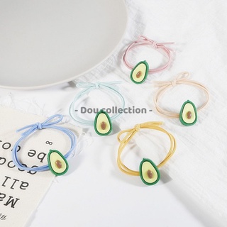 [Nowship2h] Dây Cột Tóc, Thun Cột Tóc Trái Bơ Phong Cách Hàn Quốc - Mã QT002