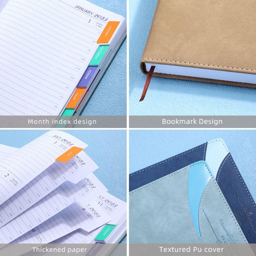 Sổ Tay Ghi Chú Lên Kế Hoạch Hàng Ngày Bằng Da PEWANY 2023