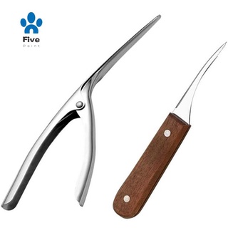 2 dụng cụ bóc vỏ tôm bằng thép không gỉ