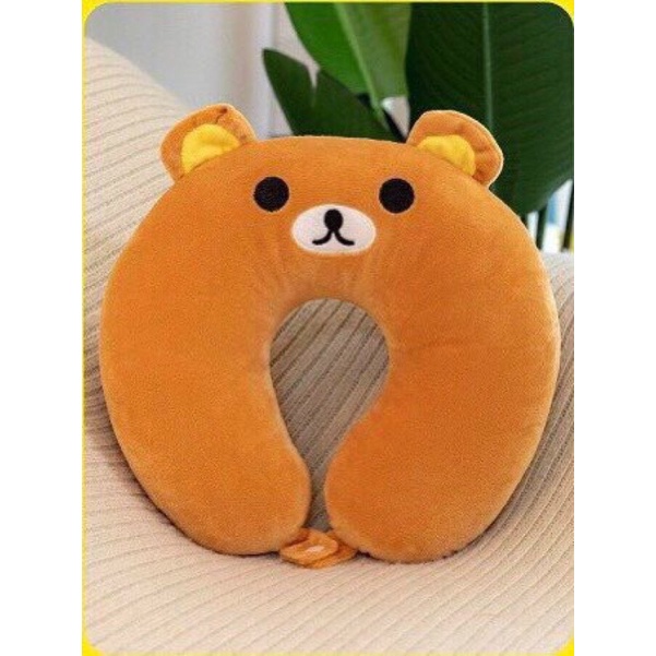 Tựa cổ hình thú gối chư c dễ thương hỗ trợ cổ rất tốt giúp thư giãn