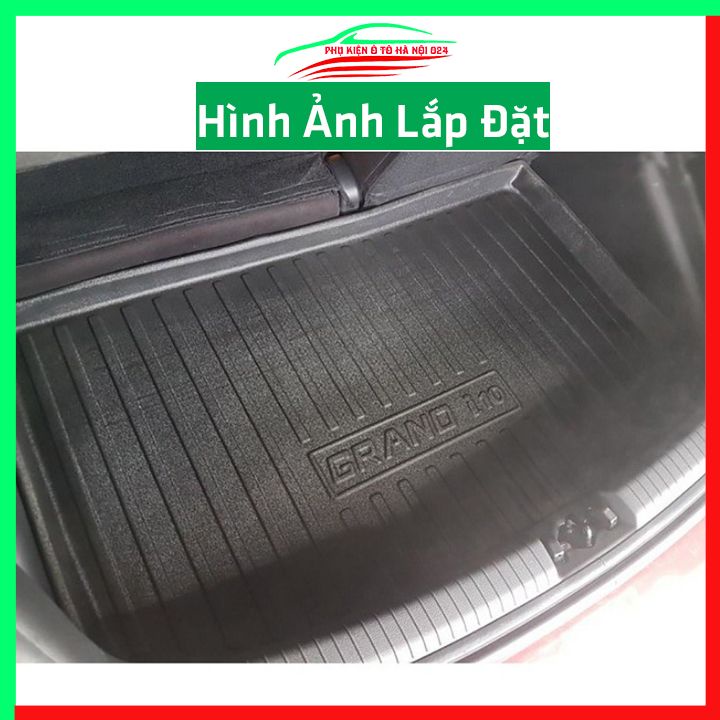 Thảm nhựa lót cốp Hyundai i10 Hatback 2014-2021 nhựa dẻo dày dặn đàn hồi tốt