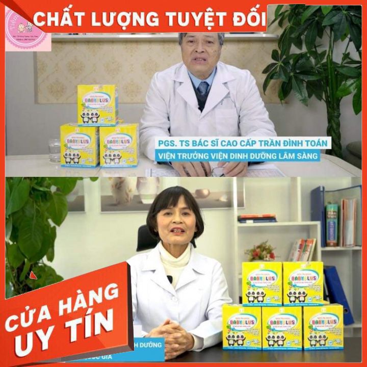 Hết Biếng Ăn - Suy Dinh Dưỡng - Nhẹ Cân - Chậm Lớn - Táo Bón với Baby Plus Siro Ăn Ngon