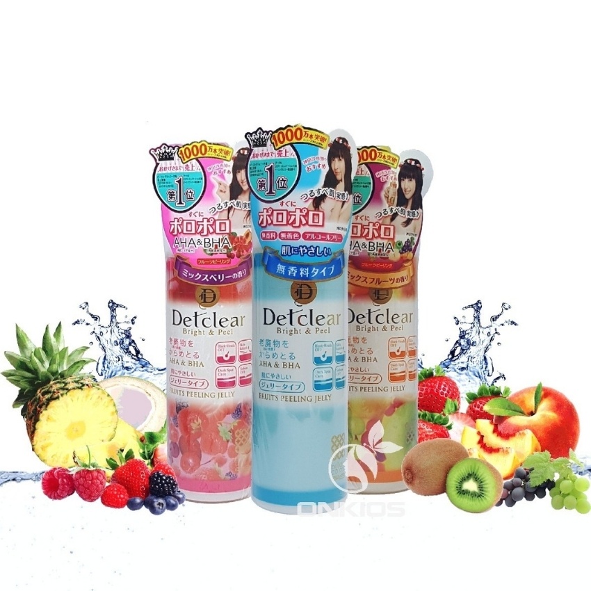 Tẩy Tế Bào Chết Detclear  Nhật Bản Chứa AHA Và BHA Làm Sạch Bụi Bẩn Trên Da Không Gây Bít Tắc Lỗ Chân Lôn