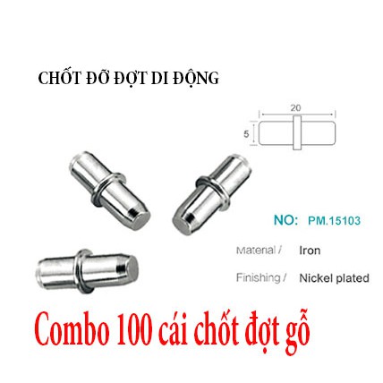 100 cái Chốt đợt di động