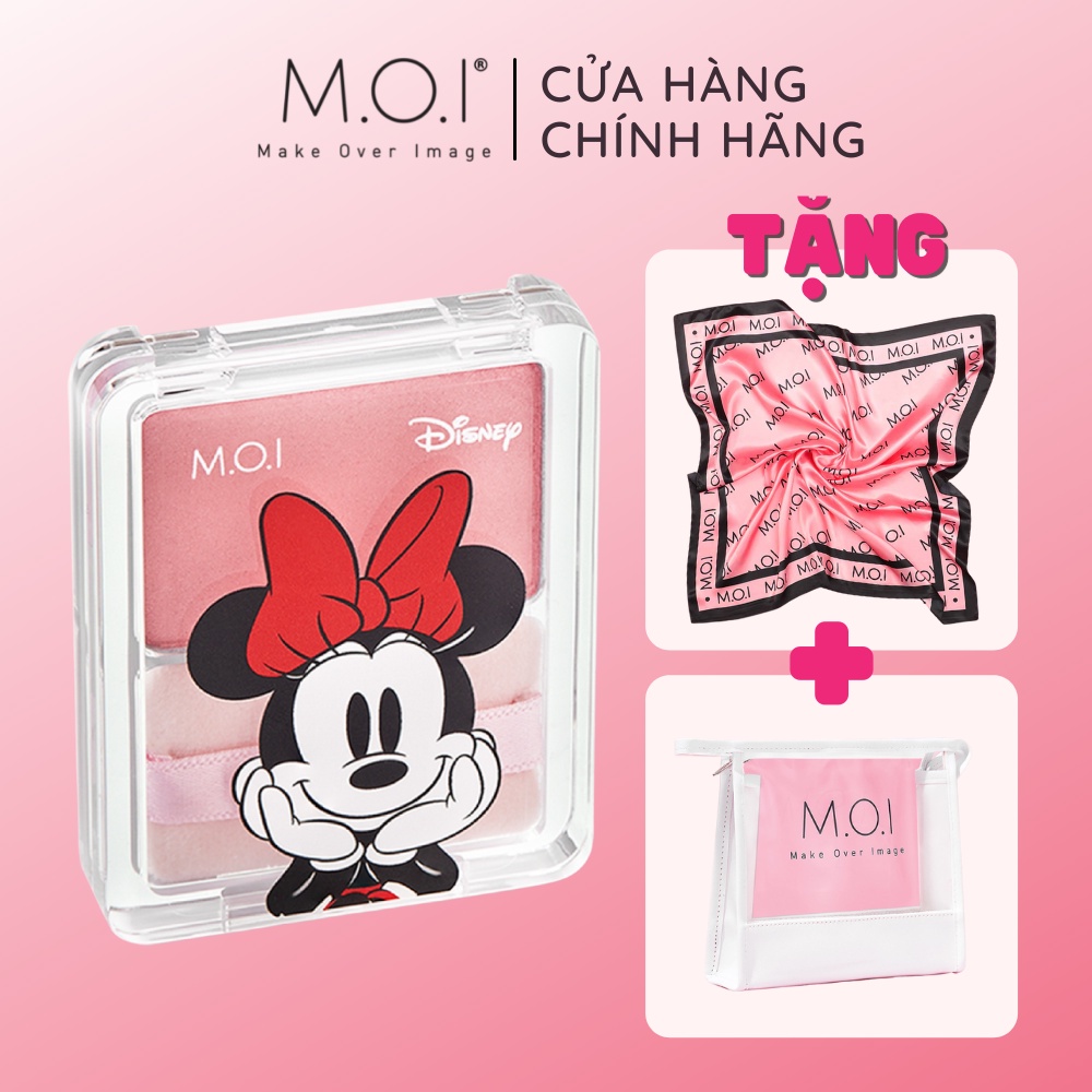 [Mã BMBAU50 giảm 50K đơn 150K] [TẶNG KHĂN CHOÀNG LOVEBOX + TÚI MAKE UP] Phấn má hồng M.O.I Cosmetics Glowing Cheeks