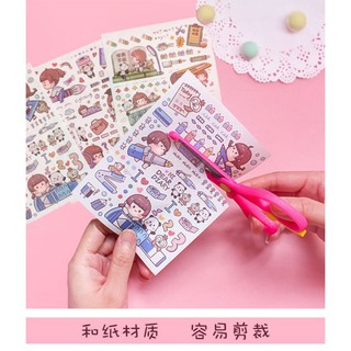 STICKER MIẾNG HÌNH CÔ GÁI