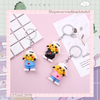 Móc Khoá Chú Pikachu Vui Nhộn Cute