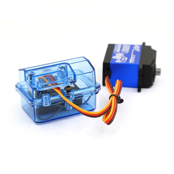 Hộp chống nước Rx đựng mạch thu / receiver 38x55x35mm cho tàu, xe điều khiển từ xa