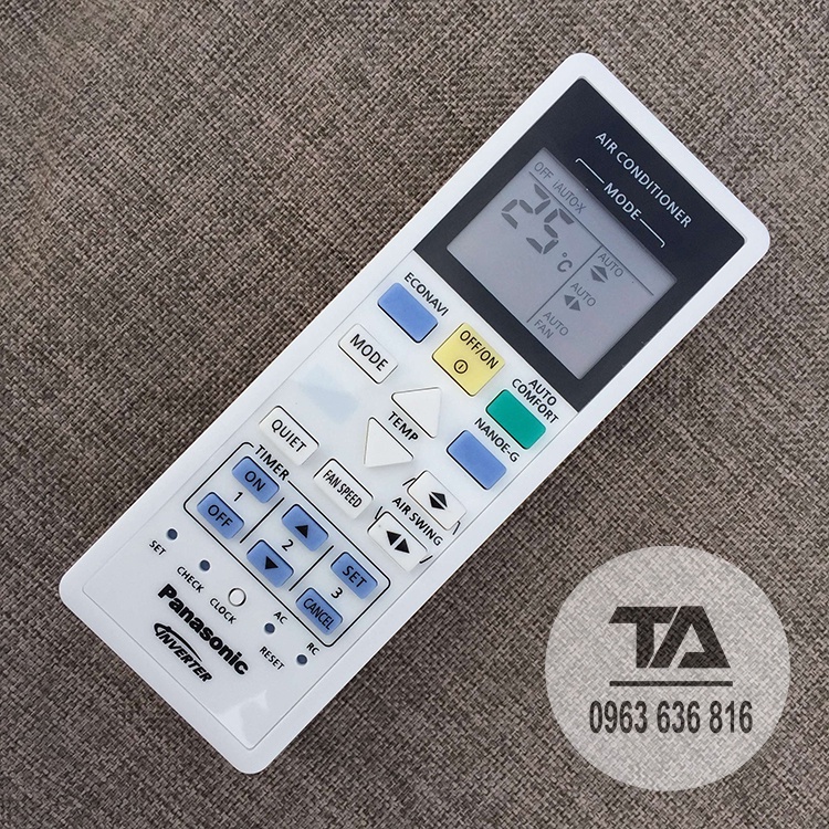 Điều khiển điều hòa Panasonic.┃Remote máy lạnh Panasonic. - CHÍNH HÃNG
