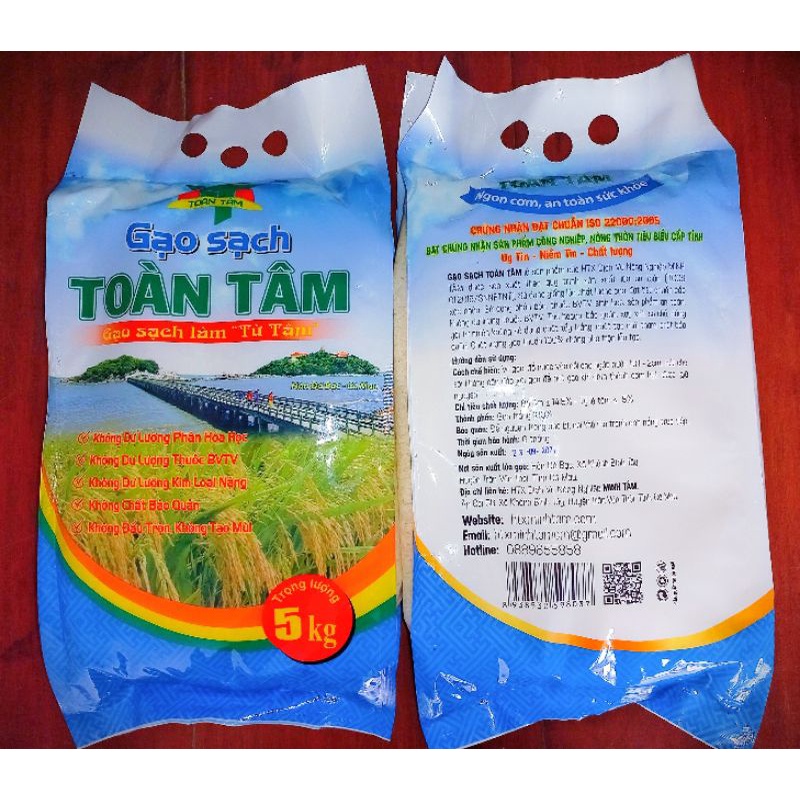 Gạo sạch Đài Thơm, rặt Lúa Tôm Toàn Tâm