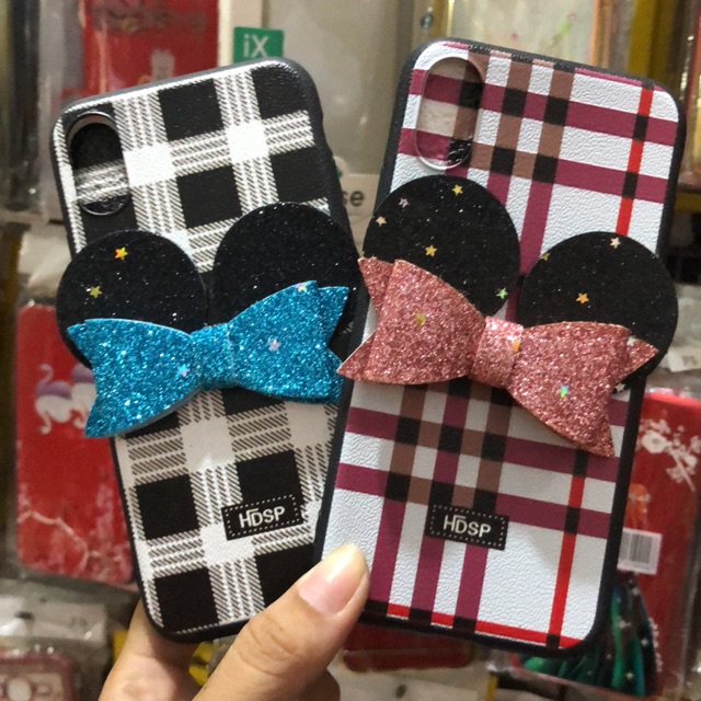 Iphone X ốp lưng đính nơ