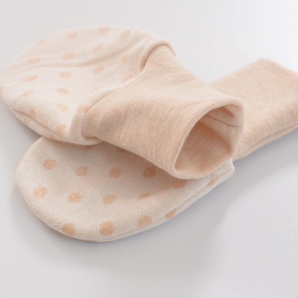 [CHẤT ĐẸP] Bao tay cho bé sơ sinh, găng tay vải cotton hữu cơ tư nhiên 100% không chất tẩy nhuộm an toàn cho bé