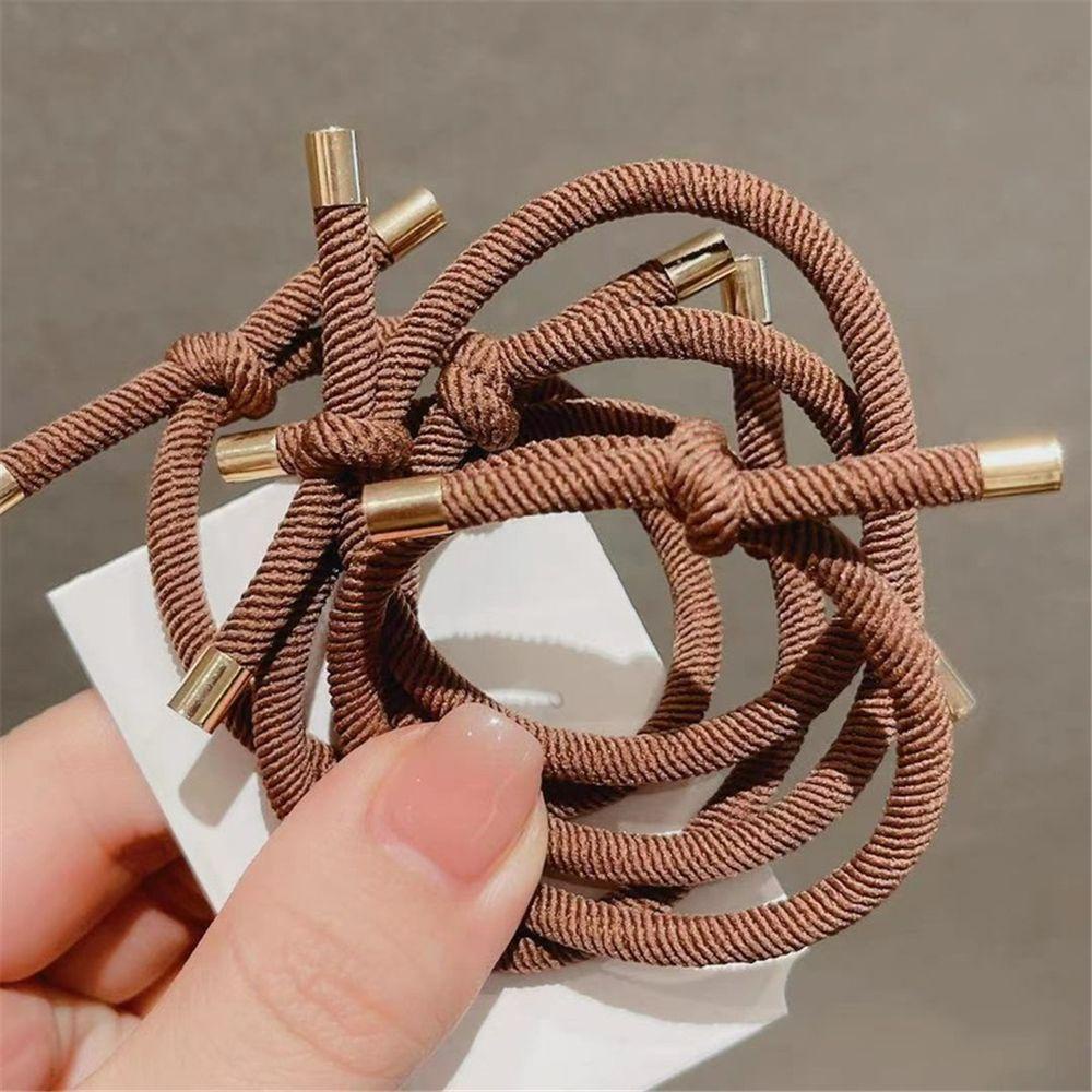 Dây Buộc Tóc Co Giãn Tốt Thiết Kế Xinh Xắn Cho Nữ MIHAN1|Mạ