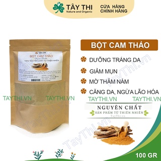 200gr Bột Cam Thảo nguyên chất hữu cơ - Kiểm định TSL - Mỹ Phẩm Tây Thi Natural and Organic- Bột handmade