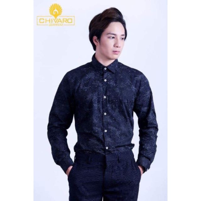 Áo sơ mi nam chính hãng CHIVARO(gạt ảnh sang trái xem màu)
