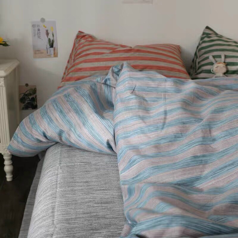 Bộ chăn ga gối Cotton poly TKN Store chăn ga Hàn Quốc miễn phí bo chun drap ga giường