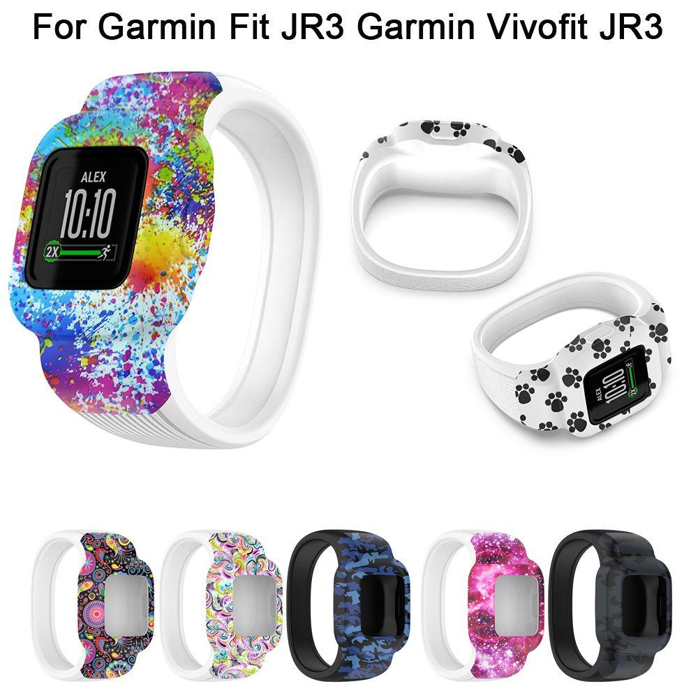 BTLIMER Dây Đeo Thay Thế Chất Liệu Silicon Màu Trơn Cho Garmin Vivofit JR 3 GarminFit JR3