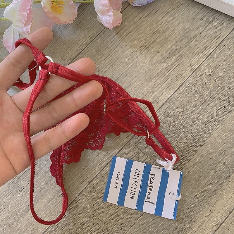 ⚡TOP BÁN CHẠY⚡ CK088 - Quần ren nữ kiểu lọt khe hàng thiết kế sexy  - Cam Luu99