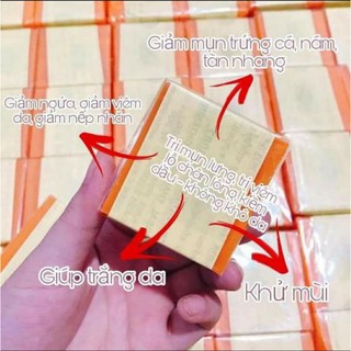 1 cục xà bông cam Thái Lan