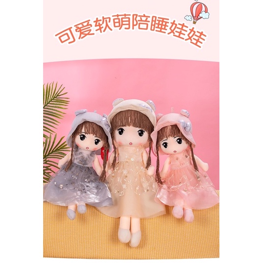 Búp bê gấu bông váy công chúa kích thước 45cm và 60cm