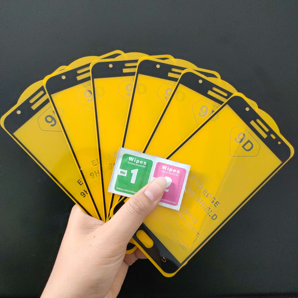 Cường lực full màn 9D giành cho điện thoại Samsung Galaxy J7 Prime bảo vệ màn hình