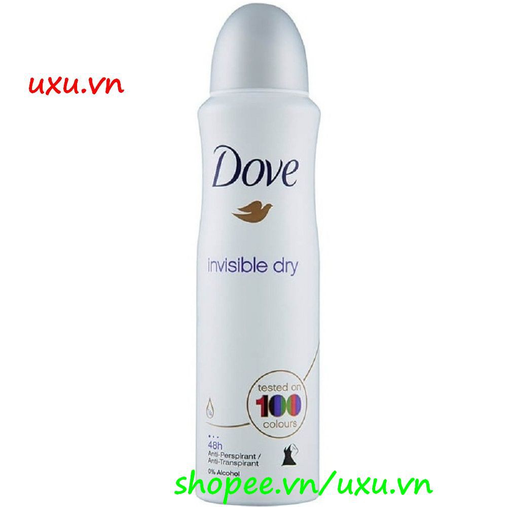 Xịt Khử Mùi Nữ 150Ml Dove Invisible Dry, Với uxu.vn Tất Cả Là Chính Hãng.