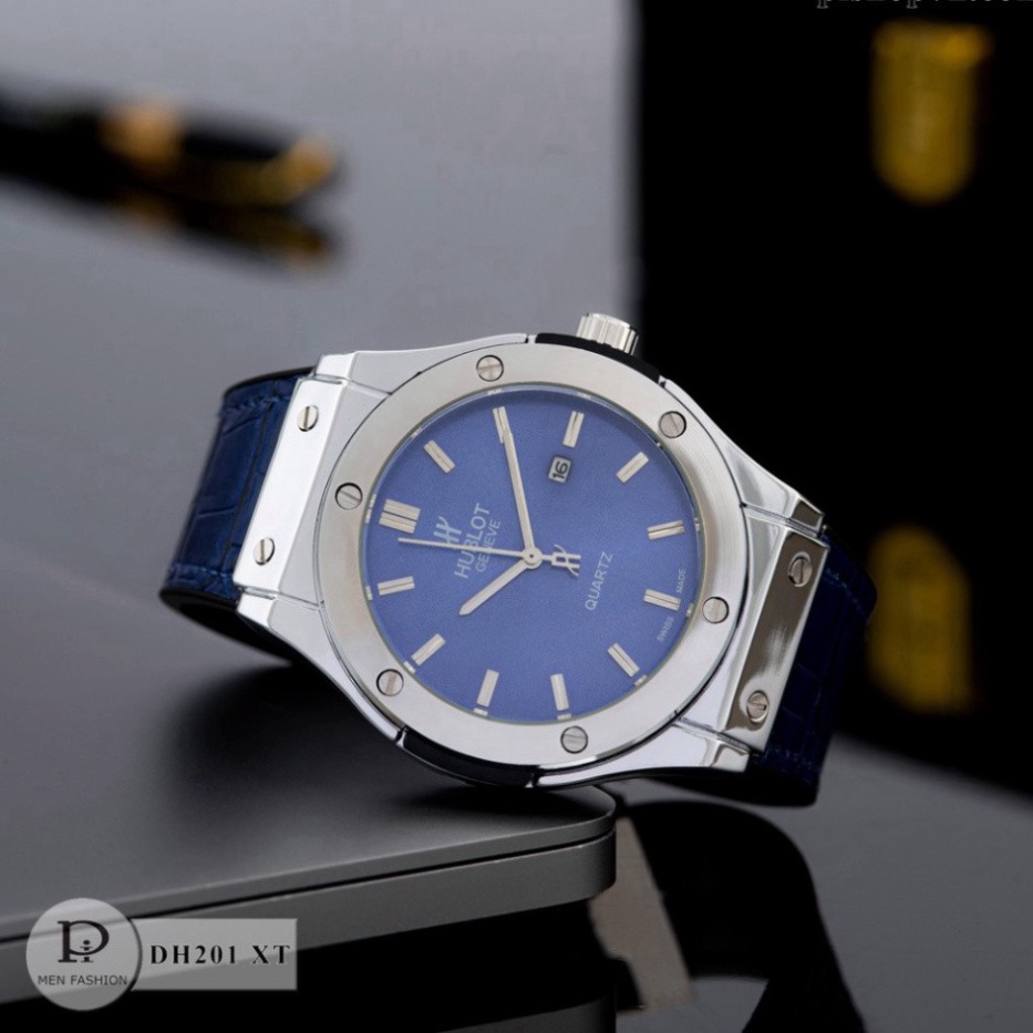 Đồng hồ nam Hublot - máy pin kim thể thao, dây silicon cao cấp bảo hành 12 tháng