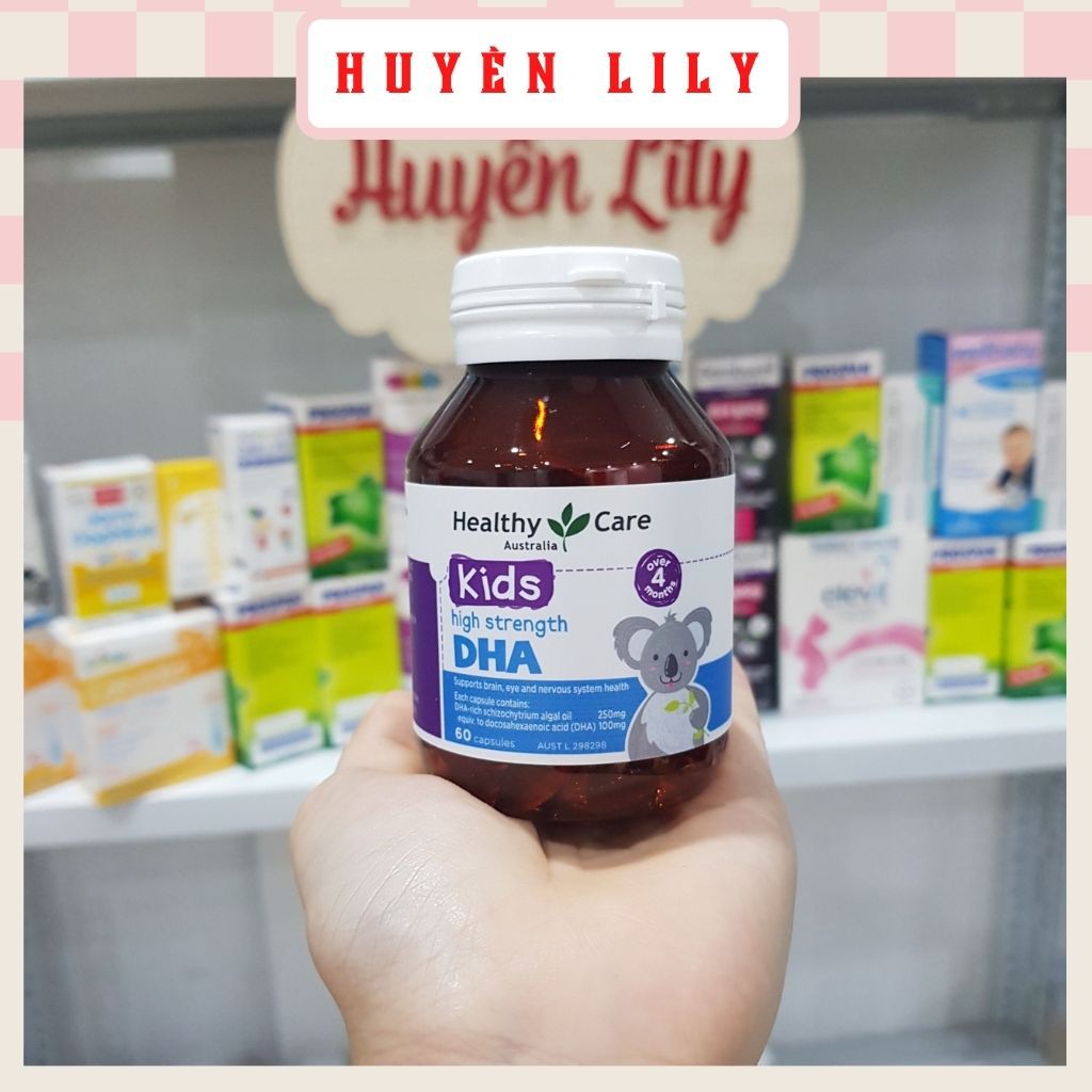Viên bổ sung DHA Healthy Care cho trẻ từ 4 tháng tuổi của Úc 60 viên của Úc