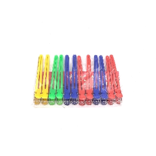 Kẹp vịt màu vỉ 12 cái