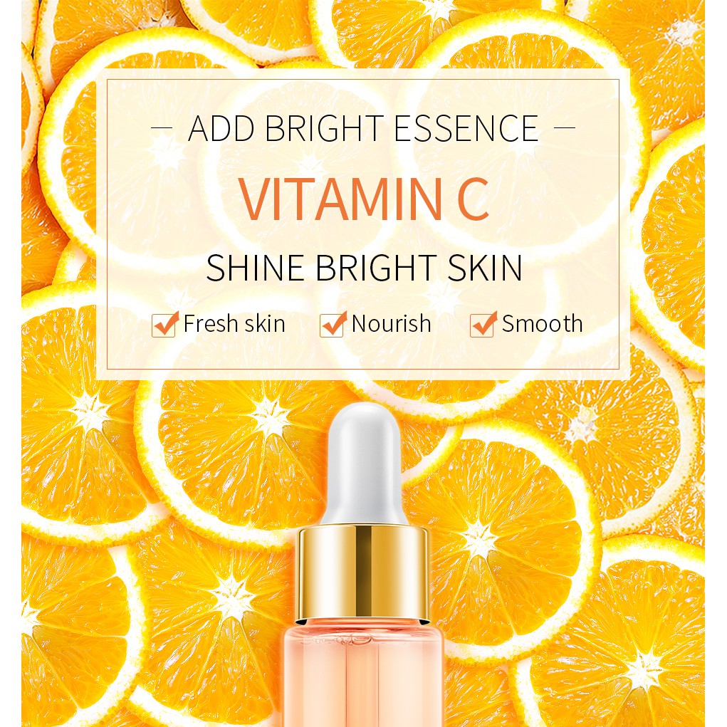 Serum làm trắng da LAIKOU với thành phần vitamin c giúp loại bỏ quầng thâm và chống lão hóa hiệu quả cao cấp 17ml