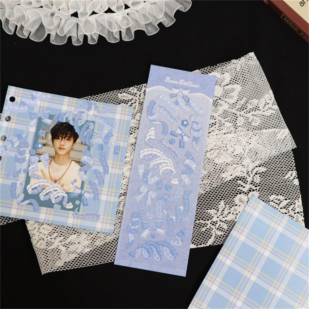 Sticker Dán Trang Trí Album Ảnh DIY Họa Tiết Ren Hoa Tiện Lợi