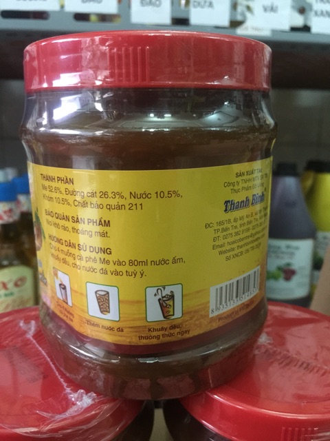 Đá Me hạt dẻo Thanh Bình hủ 900g