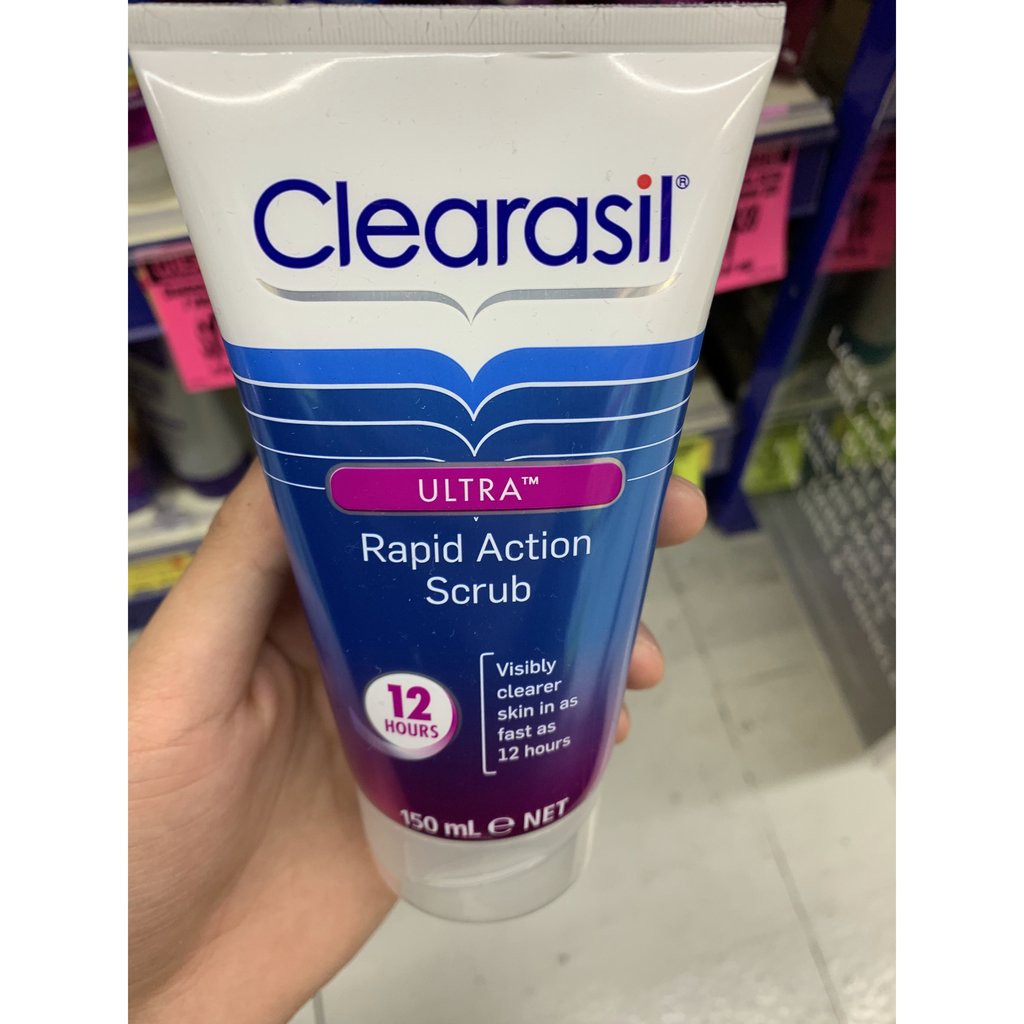 Clearasil - Sữa Rửa Mặt Có Hạt Tẩy Tế Bào Chết 150 Ml