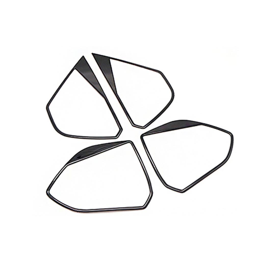 Set 4 Ốp Loa Âm Thanh Bằng Thép Không Gỉ Mạ Chrome Cho Peugeot 3008 5008 17-20 G8L3
