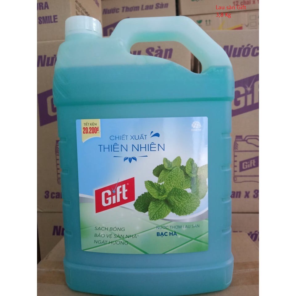 Nước lau sàn Gift siêu sạch 3,8 Kg