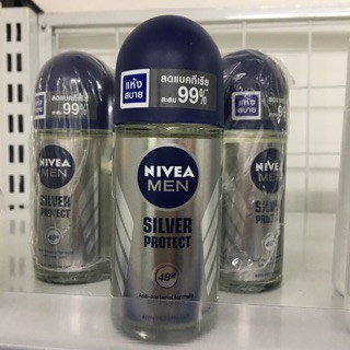 Lăn khử mùi nam Nivea Men Silver Protect phân tử bạc kháng khuẩn (50ml)