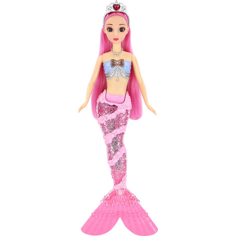 Bộ Đồ Chơi Búp Bê Barbie Nàng Tiên Cá Xinh Xắn Cho Bé Gái