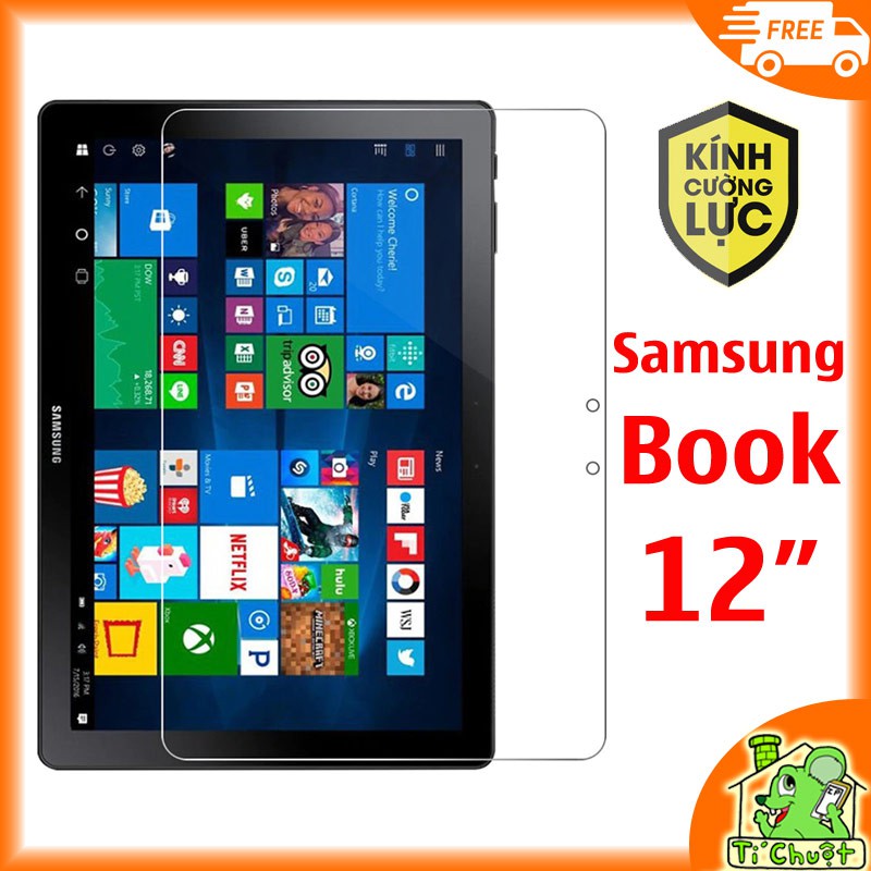 Kính Cường Lực Samsung Book 12&quot; W720 - 9H-0.26mm