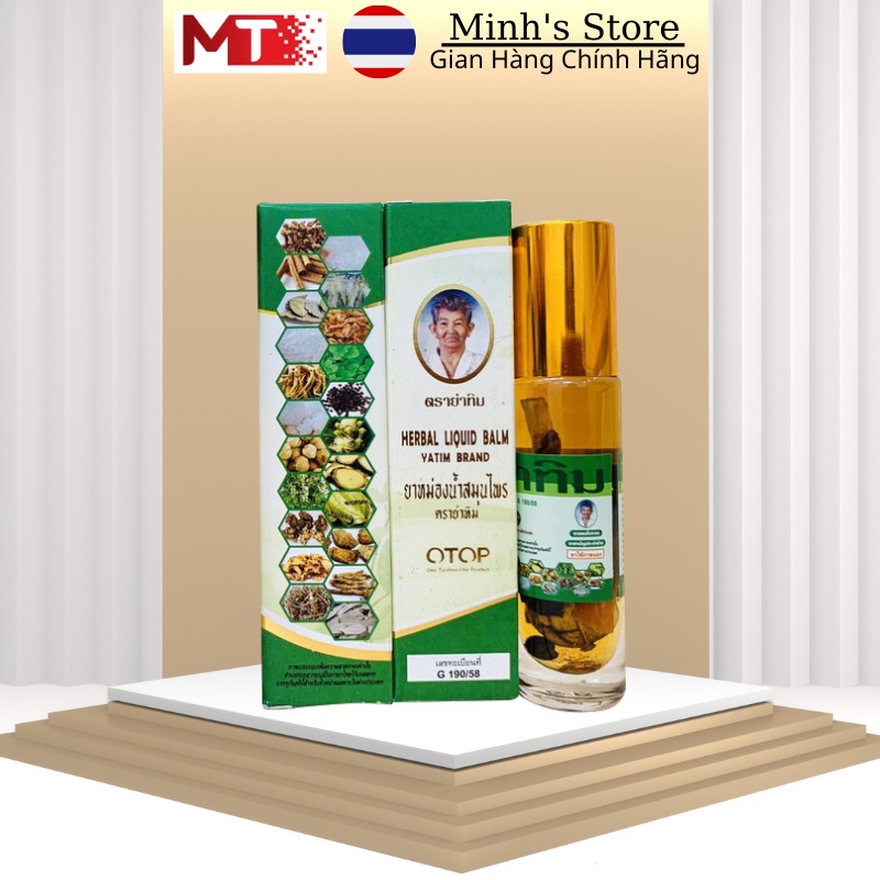 Dầu lăn thảo dược 22 vị thảo dược Thailand 8ml ( 1 Chai )