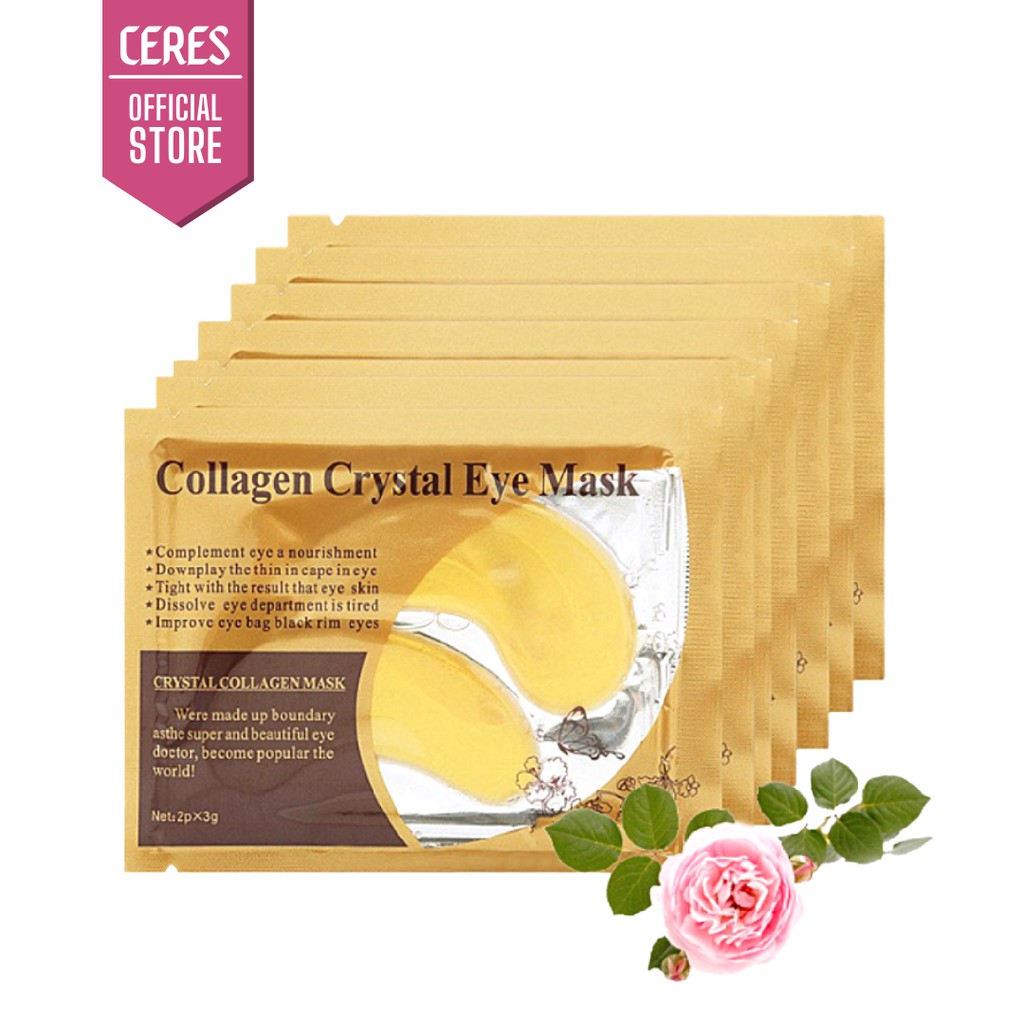Mặt nạ mắt - mask ngủ dưỡng mắt tinh chất collagen vàng cấp ẩm mờ thâm Hàn Quốc